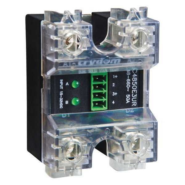 Dual Solid State Relay, 4 to 32VDC, 25A