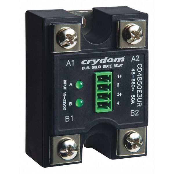 Dual Solid State Relay, 4 to 32VDC, 50A