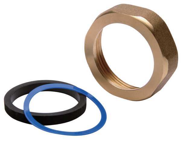 Urinal Spud, 3/4 In, Brass/EPDM Rubber