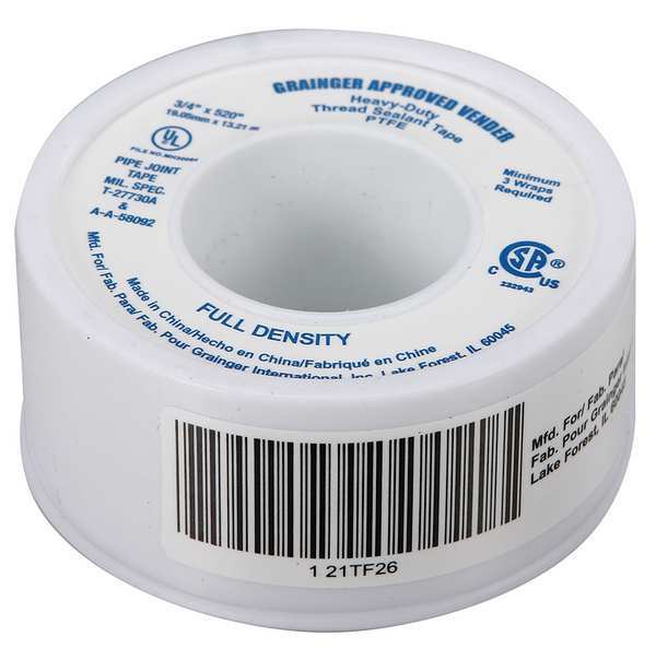 Sealant Tape, 3/4 x 520 In