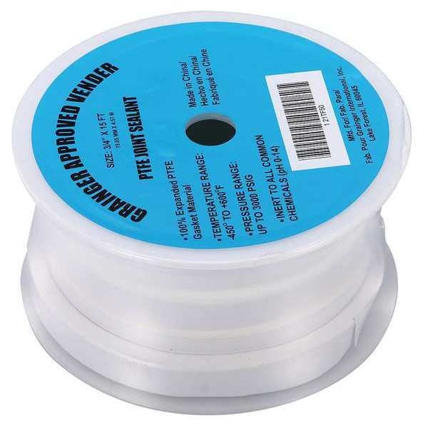 PTFE Joint Sealant, 3/4 x 15 Ft