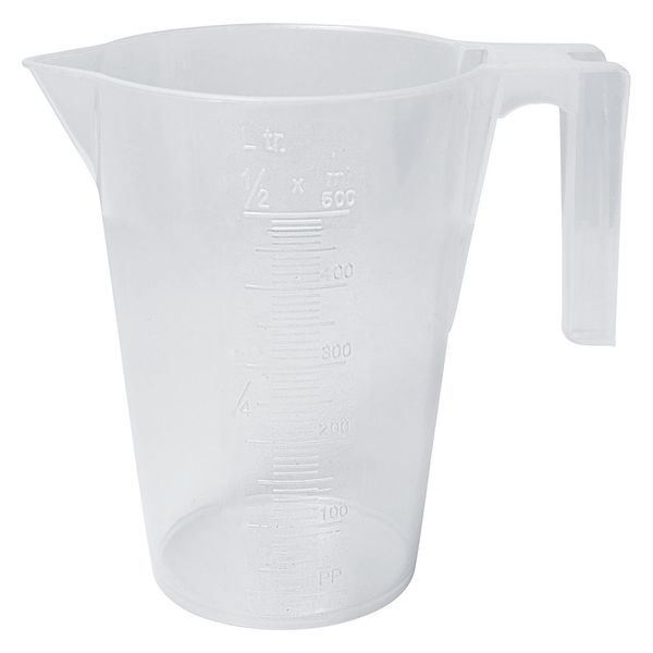 Graduated Pitcher, 500mL, PP, Translucent