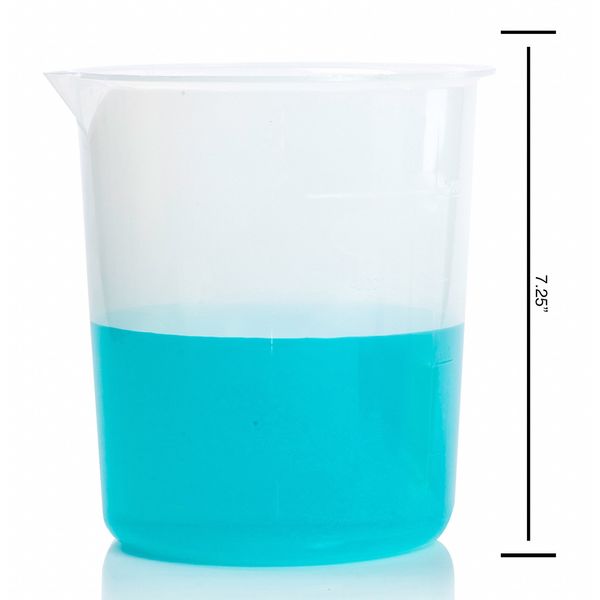 Graduated Beaker, 2000mL, Polypropylene