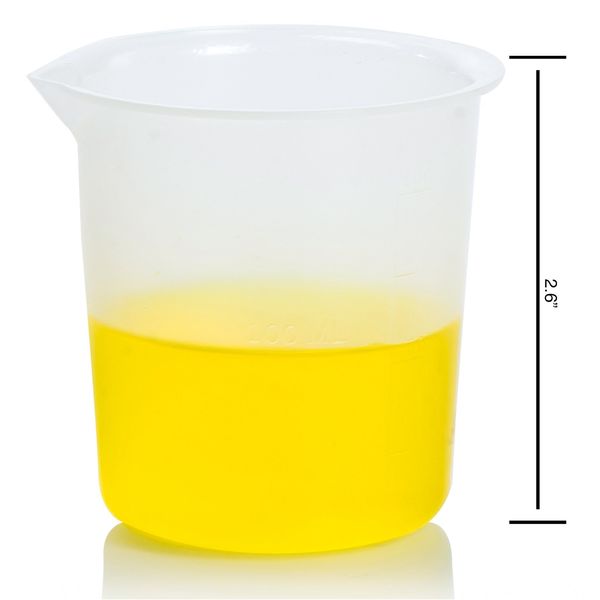 Graduated Beaker, 100mL, Polyprop, PK12