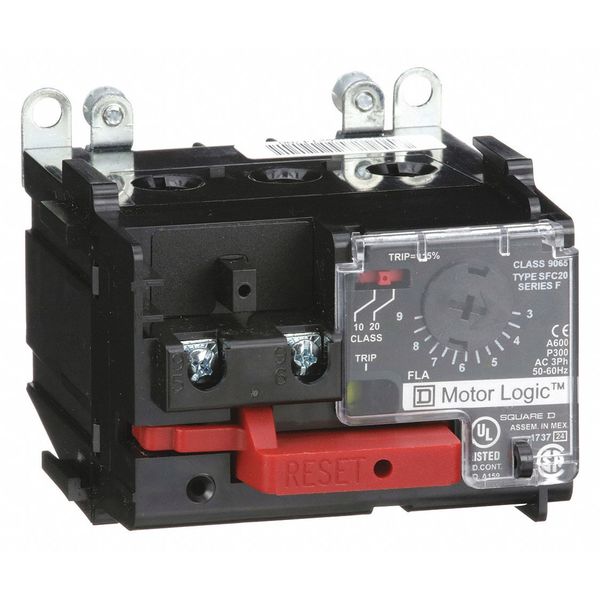 Ovrload Relay, 3 to 9A, 3P, 600VAC, NEMA 00C