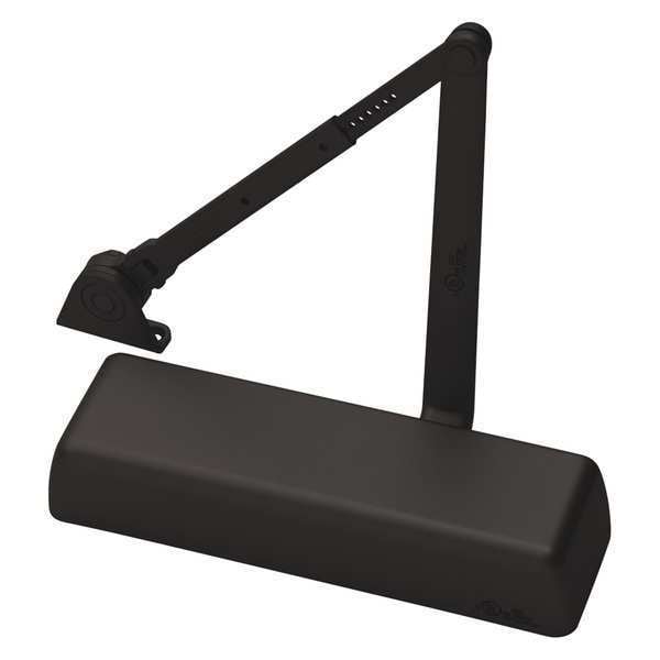 Manual Hydraulic Yale 5800 Door Closer Heavy Duty Interior and Exterior, Dark Bronze
