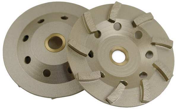 Grinding Wheel, Cup, No. Seg. 12, 7 in