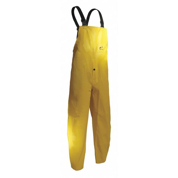Webtex Bib Flyfront Overall, Yellow, L