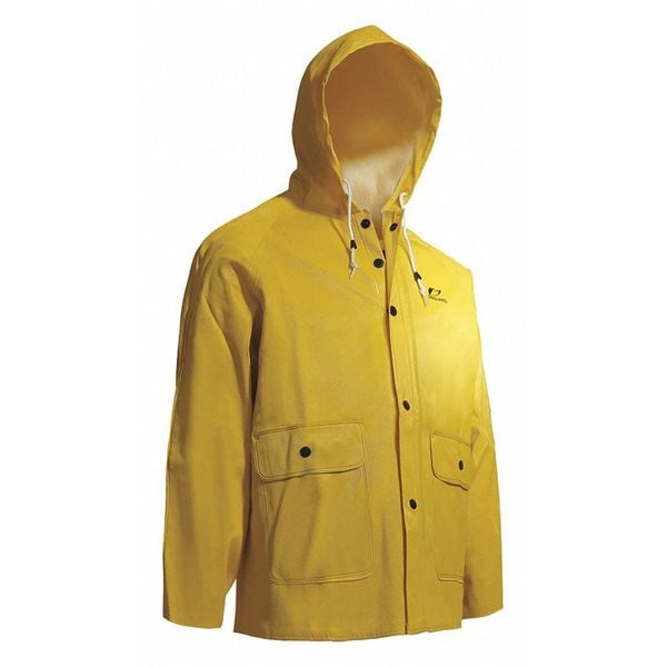 Webtex Jacket W/Attached Hood, Yellow, M
