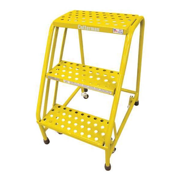 30 in H Steel Rolling Step, 3 Steps