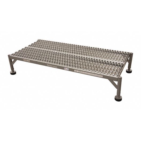 Work Platform, 1 Step, Steel, 6In. H.