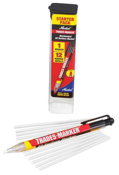 Trades-Marker All-Surface Marker, White