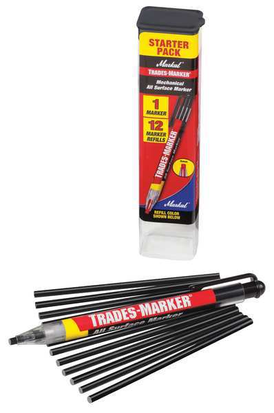 Trades-Marker All-Surface Marker, Black