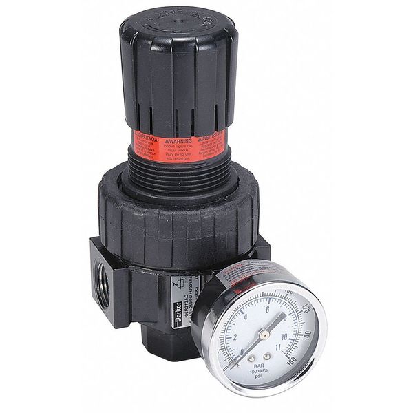 Air Regulator, 1/4 In. NPT, 53 cfm, 250 psi