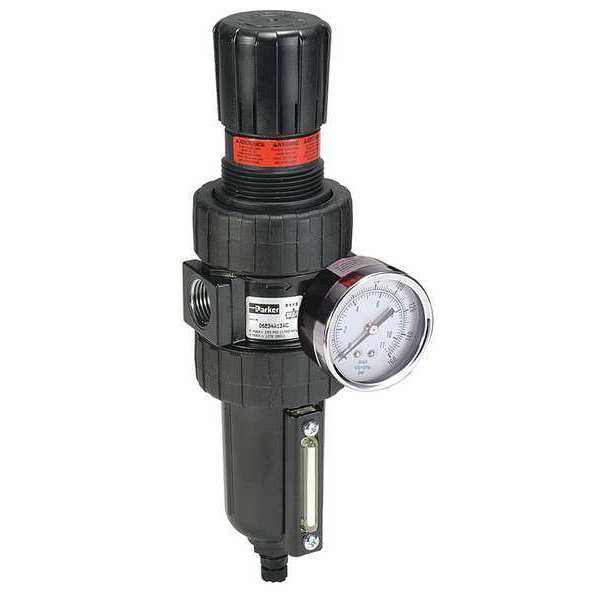 Filter/Regulator, 11.76 In. H, 3.24 In. W