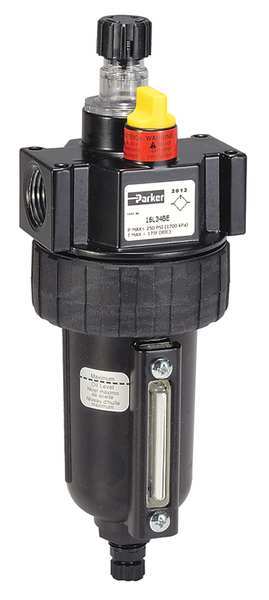 Air Line Lubricator, 1/2In, 90 cfm, 250 psi