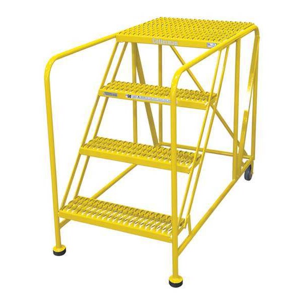 Work Platform, 4 Step, Steel, 40In. H.