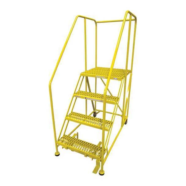 Work Platform, 4 Step, Steel, 70In. H.