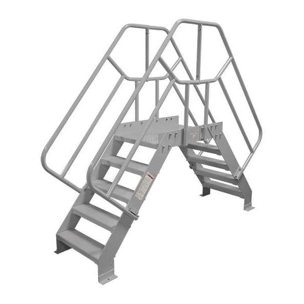 Crossover Bridge, 5 Step, Steel, 82In. H.
