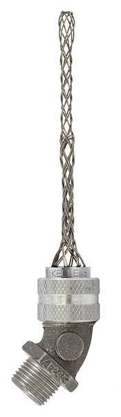 Strain Relief Cord Grip, 45, Liquid Tight