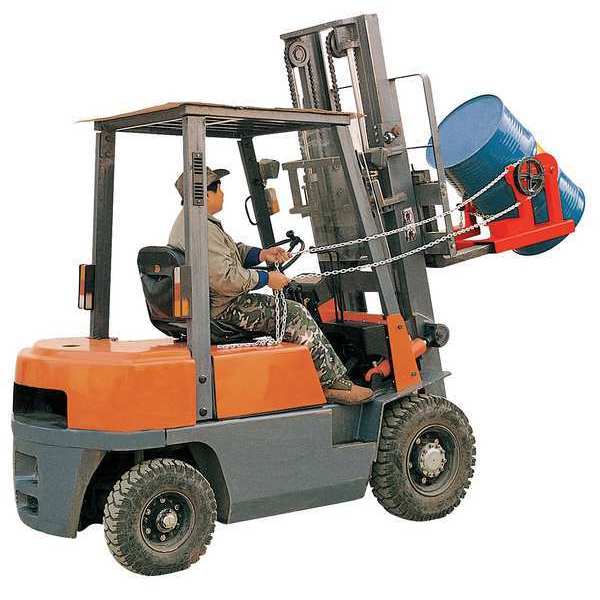 Drum Lifter, 1 Drum, 55 gal, 800 lb, 26-3/8