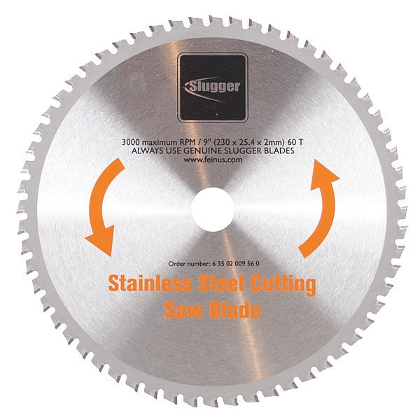 Circular Saw Blades, Stainless Steel, 9 in