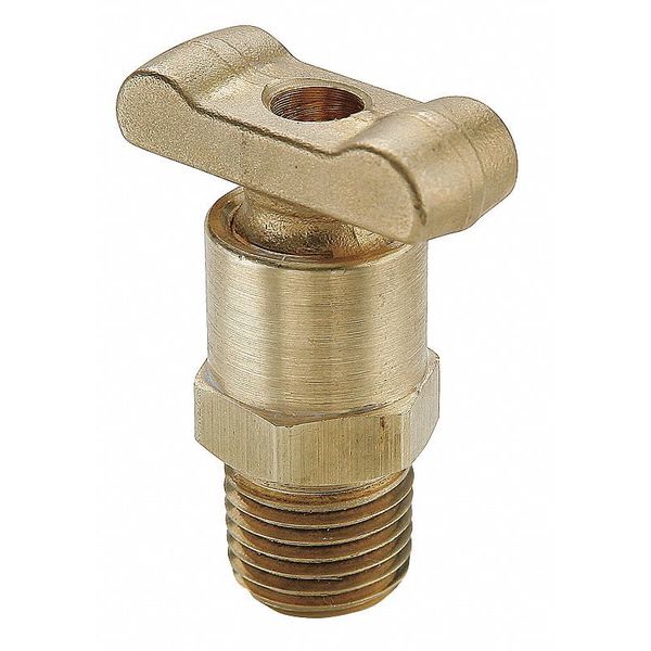 Brass Drain Cock Ball Valve Inline 1/4