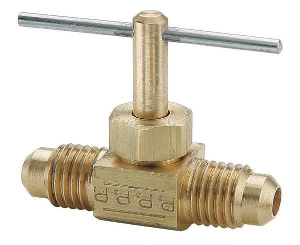 Needle Valve, 1/4 In., Flare to Flare