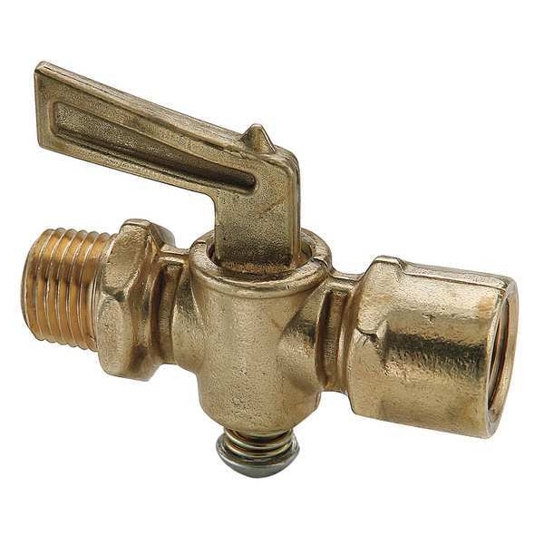 Ground Plug Shutoff Cock Valve, 1/4 In