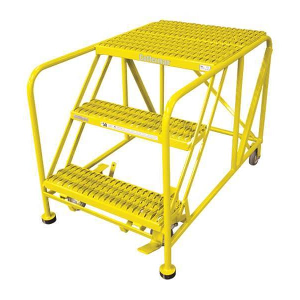 Work Platform, 3 Step, Steel, 30In. H.