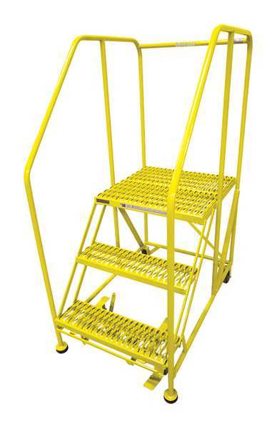 Work Platform, 3 Step, Steel, 60In. H.