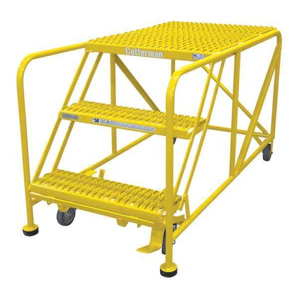 Work Platform, 3 Step, Steel, 30In. H.