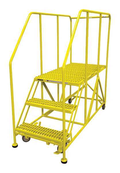 Work Platform, 3 Step, Steel, 60In. H.