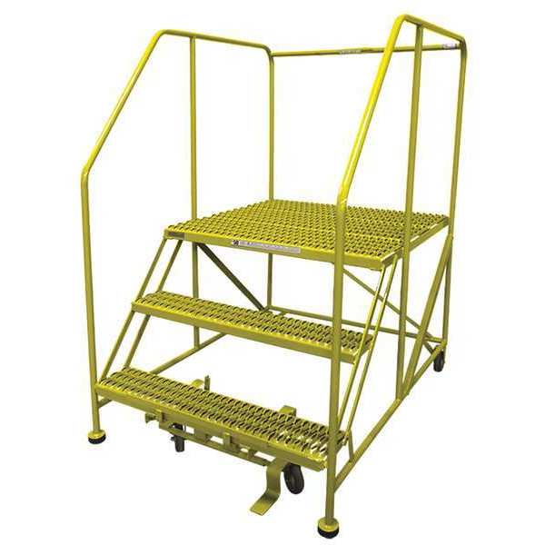 Work Platform, 3 Step, Steel, 60In. H.