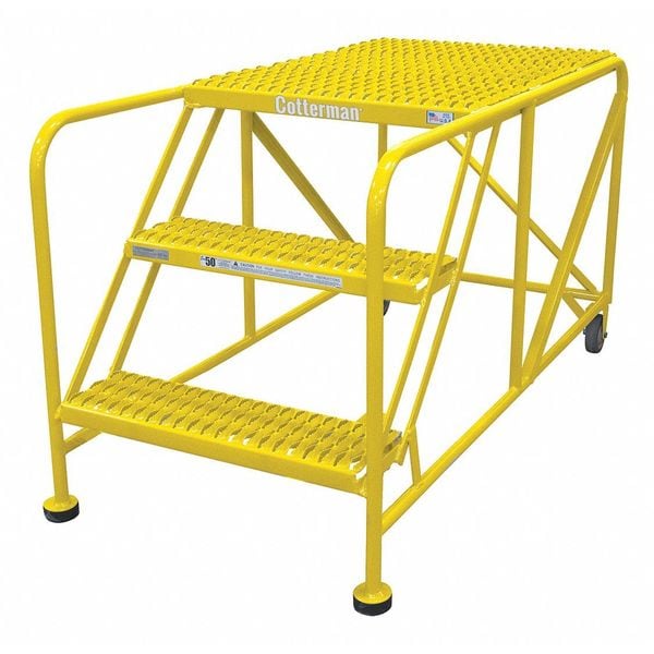 Work Platform, 3 Step, Steel, 30In. H.