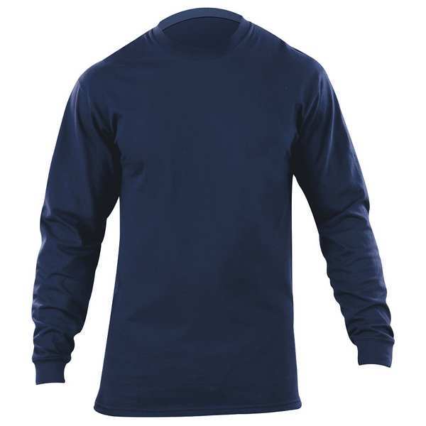 Statn Wear Long Sleeved Shirt, Fire Nvy, Ctn, 2XL