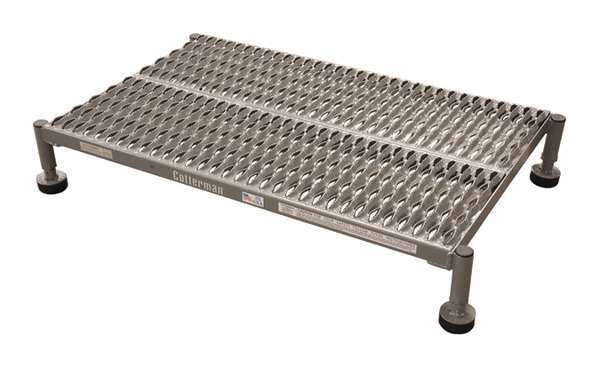 Work Platform, 1 Step, Steel, 6In. H.