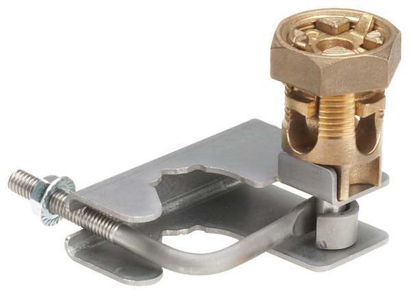 Ground Rod Clamp, Steel Zinc Plated