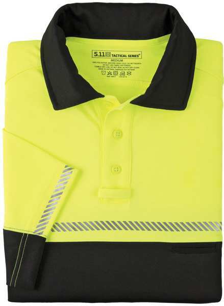 Bike Patrol Polo, 3XL, Reflective Yellow