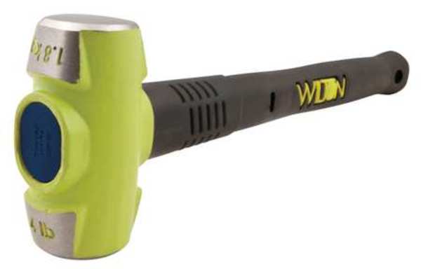 Soft Face Sledge, 4 lb, 18 In, Rubber/Steel