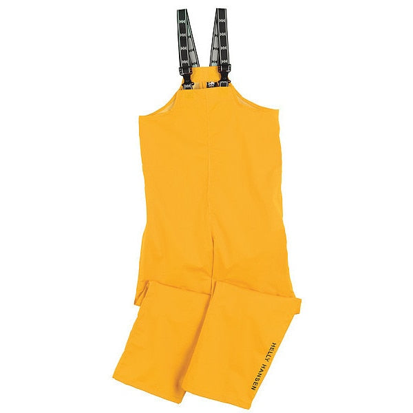 Rain Bibs, PVC/Polyester, Yellow, M