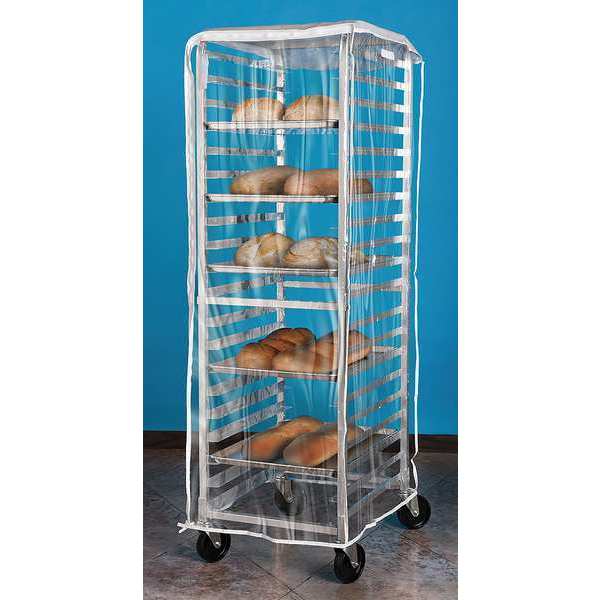 Pan Rack Cvr, PVC, Clear