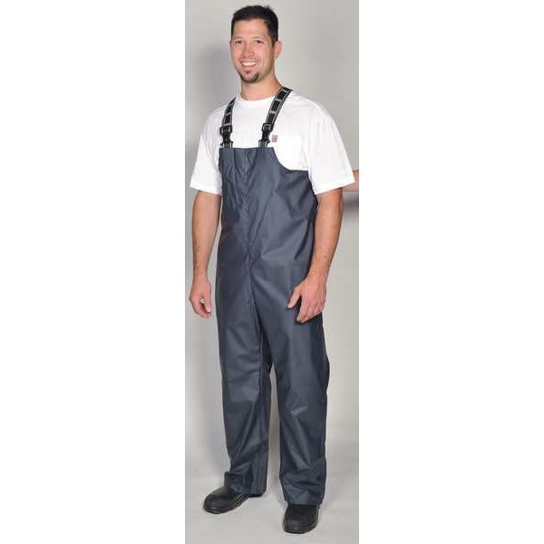 Rain Bibs, PVC/Polyester, Army Green, 5XL