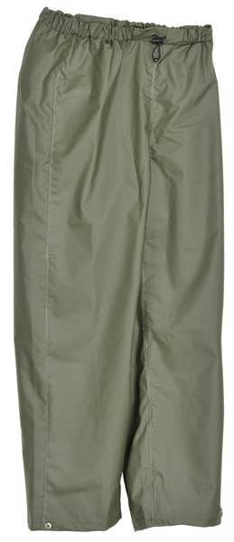 Rain Pants, PVC/Polyester, Army Green, 3XL