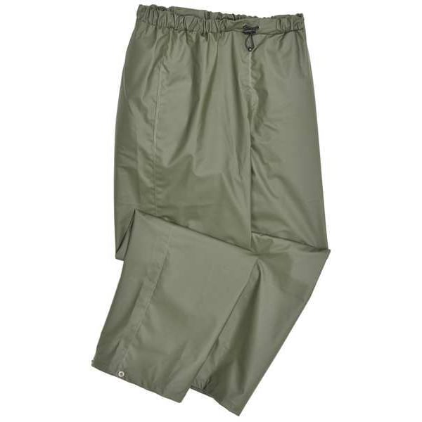 Rain Pants, PVC/Polyester, Army Green, L
