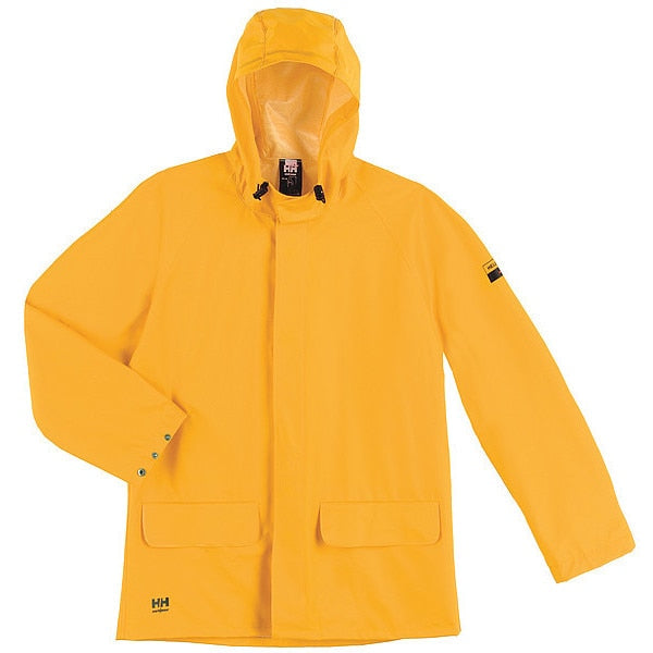 Rain Jacket, PVC/Polyester, Yellow, 2XL