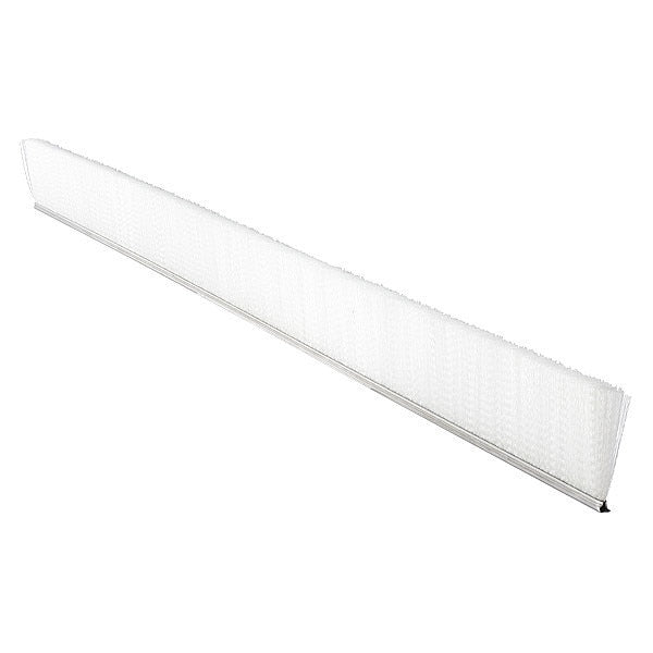 Metal Back Strip Brush, 60 In L, 2 In Trim