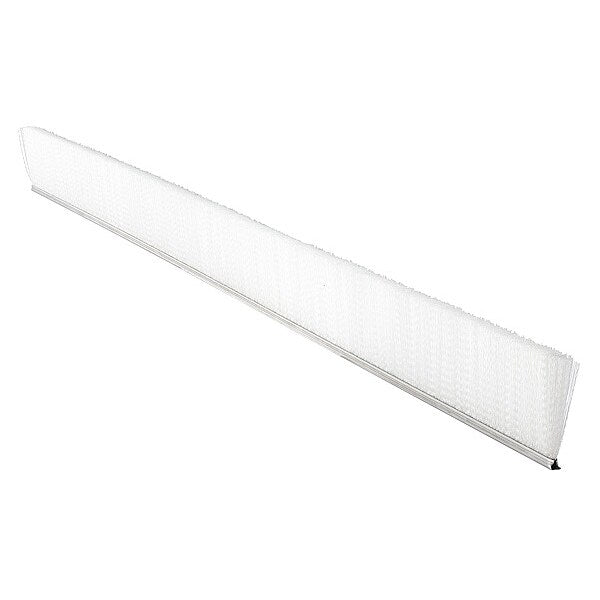 Metal Back Strip Brush, 60 In L, 3 In Trim