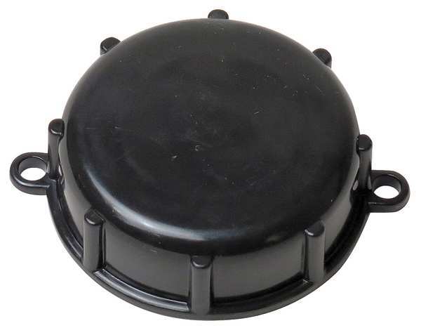 Dust Cap, Polypropylene, Black, 2 In. W