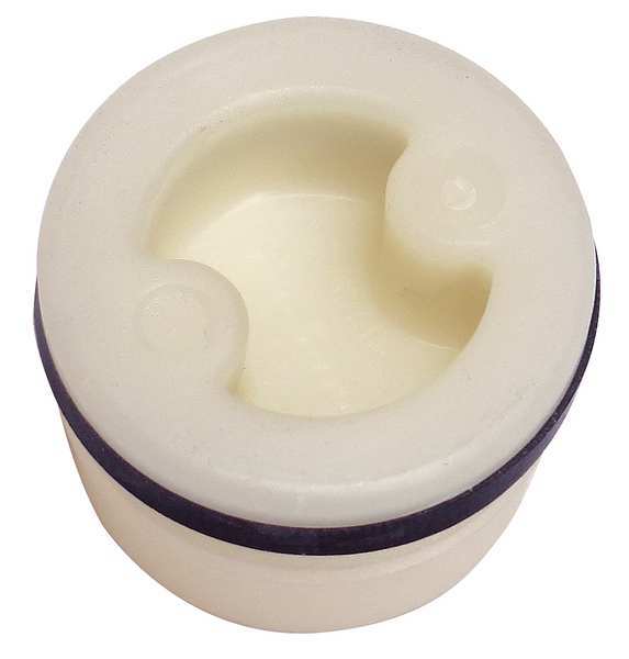 Drum Plug, 3/4 In., Poly, Buna Gasket, PK10